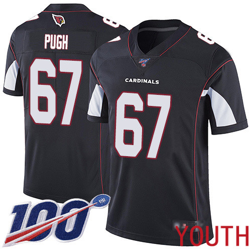 Arizona Cardinals Limited Black Youth Justin Pugh Alternate Jersey NFL Football #67 100th Season Vapor Untouchable